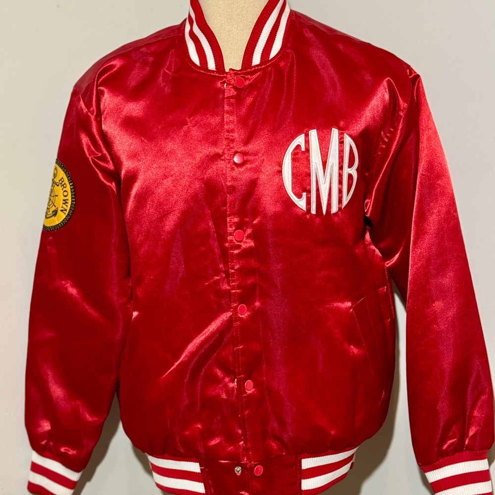 Red Satin Varsity Jacket (NewJack City)